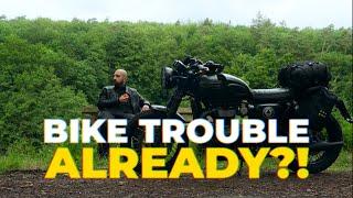 Road to Italy: Part 1 – Bike Trouble Already?!