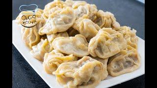 Make juicy Manti yourself | Maultaschen with minced meat filling | Olga Kocht