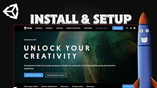 HOW TO INSTALL & SETUP UNITY 2023 | Getting Started With Unity | Learn Unity For Free