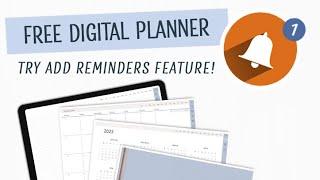 FREE Digital Planner for 2023 with Reminders Sample