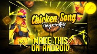 CHICKEN SONG pubgm thumbnail tutorial like @GMONKEE Official on ANDROID | tutorial | GRAPHILIC |