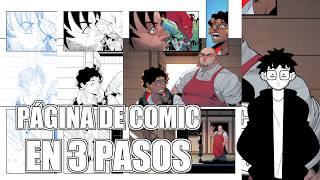 COMO CREAR UNA PÁGINA DE COMIC: paso a paso de una página de comic DIGITAL