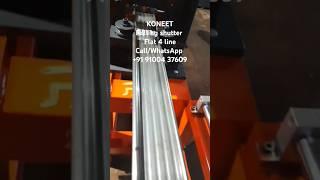 KONEET Rolling shutter Roll Forming Machinery Call/WhatsApp +91 91004 37609 #machine