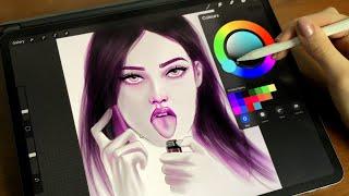 Megan Fox - Time lapse drawing Pro Create