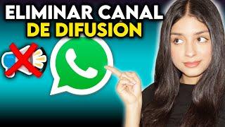 How to Delete a Broadcast Channel on WHATSAPP