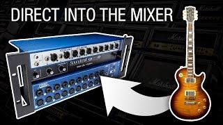 DIRECT GUITAR INTO SOUNDCRAFT Ui SERIES - BEST SETTING ROCK/METAL