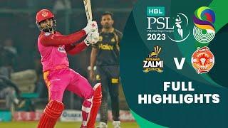 Full Highlights | Peshawar Zalmi vs Islamabad United | Match 12 | HBL PSL 8 | MI2T