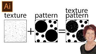 Illustrator  - Textured Pattern - Create a Pattern Swatch with Texture