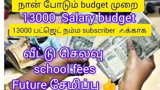 13000 rs salary BUDGET PLANNING/money saving tips/How to save Money/2024 budget video