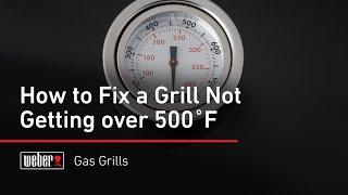 Gas Grill Not Getting up To 'High' temperature | Weber Grills