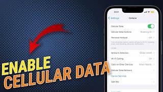 How To Enable Cellular Data On iPhone