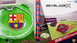 Unboxing the BIGGEST COLLAB in Beyblade History...FC BARCELONA BEY KICK OFF SET Unboxing & Review!