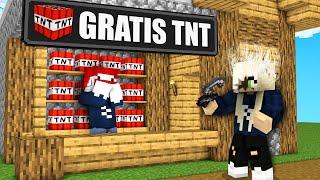 Ich PRANKE ELINA mit FAKE TNT! - Minecraft