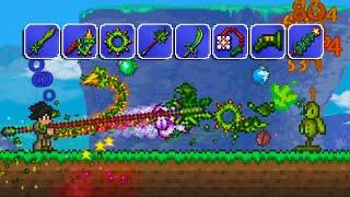 Terraria, But EVERY Nature Weapon Attacks At The Same Time...