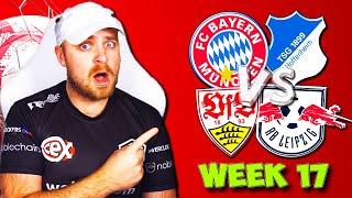 BUNDESLIGA 2024/25 WEEK 17 PREDICTIONS & TIPS | STUTTGART VS LEIPZIG & BAYERN VS HOFFENHEIM!