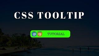 Simple Tooltip text on hover example with html and css | Pure CSS Tooltips