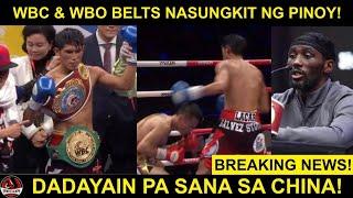 BREAKING: Pinoy bagong CHAMPION! NASILAT ang Kalaban sa China! | Crawford BUMALIKTAD na!