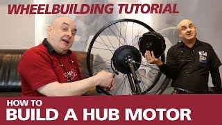 How To Lace a Hub Motor at Home Like a Pro. The Single Cross Build