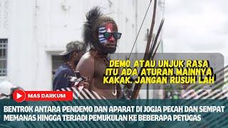 DEMO WARGA PAPUA RUSUH DI JOGJA #papua #yogyakarta #hukum #demo