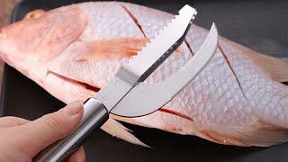 Fish Scale Knife Cut, Scrape & Dig 3 In 1