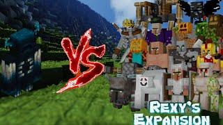 Warden vs Rexy's Expansion! | Minecraft mob battles