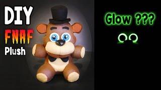 DIY Glow in the Dark Freddy Plush FNAF Tutorial | Collaboration with ArtzieRush