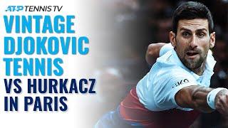 VINTAGE Novak Djokovic Tennis In Historic Win vs Hurkacz! Paris 2021 Semi-Final