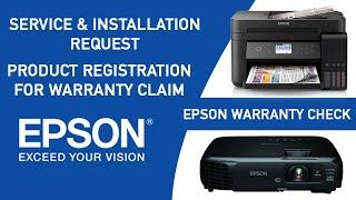 Epson Warranty & Service Request Registration | Loxyo Tech