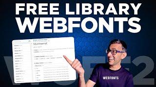 Free Woff2 Webfonts Library Website