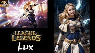 League of Legends Lux Cosplay [AI Cosplay / AI Lookbook / AI Art]