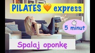 Spalaj oponkę na brzuchu w 5 minut | Pilates | Ola Żelazo