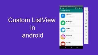 Custom listView in android with item click