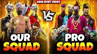 PRO SQUAD CHALLENGE ME 4 VS 4 CUSTOM//ODIA FREE FIRE EXPOSED//FREE FIRE UNBAN INDIA //