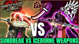 Sunbreak Weapons VS Iceborne Weapons - Best Weapon According to YOU - Monster Hunter Rise Sunbreak!