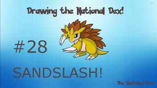 Drawing the National Dex - Sandslash #28