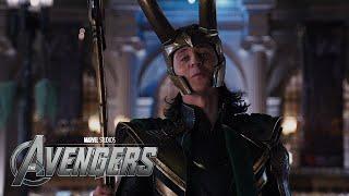 The Avengers - Captain America vs Loki HD
