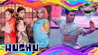 Glaiza de Castro, Angel Guardian, and Boobay put an explosive take on Wushu! | All-Out Sundays