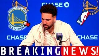 URGENT BOMB! KLAY THOMPSON'S DEPARTURE ANNOUNCED ON WARRIORS! SHAKE THE FANS! WARRIORS NEWS!