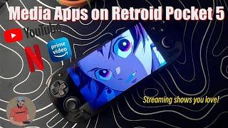 Streaming Netflix, Prime Video, & YouTube on Retroid Pocket 5 | Avatar, Demon Slayer, & More!