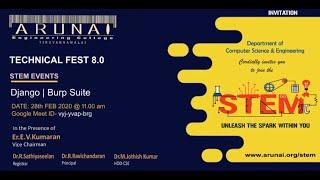 Technical Fest | STEM -8.0 | Dept. of CSE | 1504 - Arunai Engineering College | Tiruvannamalai