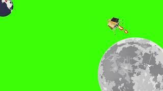 chandrayaan-3 soft landing on Moon Animation | Mission Moon | Greenscreen | #chandrayaan3
