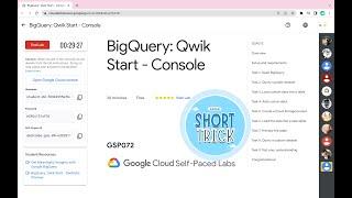 [NEW2023] BigQuery: Qwik Start - Console || #qwiklabs || #GSP072 With Explanation️ [SHORT TRICK‼]