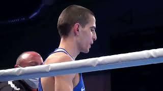 23-3-2022 (51kg) BOXING FINAL KHASAIA  Lekso GEO ორთაბრძოლა 22-წლამდელ მოკრივეთა ევროპის ჩემპიონატზე