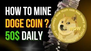 How to mine Dogecoin in 4 Minutes - Doge coin Mining on PC