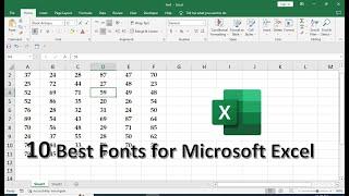 10 Best Fonts for Microsoft Excel