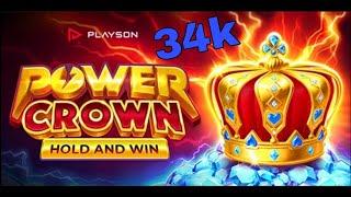 power crown ll PLAYSON Slot ll #slotgame