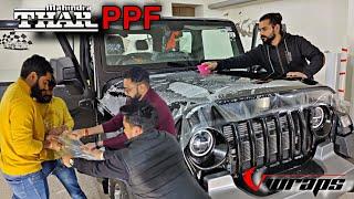 Mahindra Thar PPF Installation @VwrapsSikar