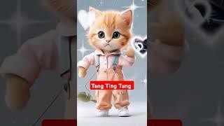 Kucing joget tang Ting Tung #shorts #ai #kucing #trending