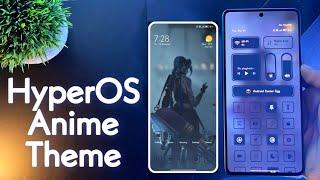 HyperOS Premium Theme For Any Xiaomi Devices | New Anime System Ui | #hyperos