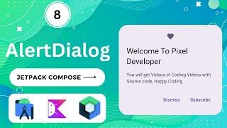 Alert Dialog in Jetpack Compose UI | Android | Kotlin | Android Studio Giraffe #jetpackcompose